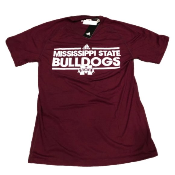 NWT Mississippi State Bulldogs adidas T-Shirt - Picture 1 of 1